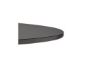 Table basse lounge HOUSTON noire - 90 cm