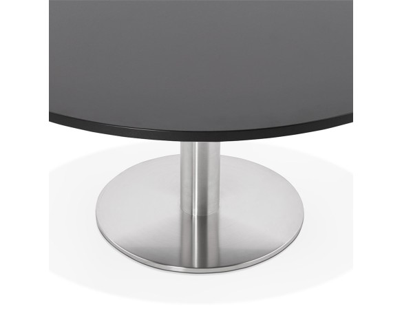 Table basse lounge HOUSTON noire - 90 cm