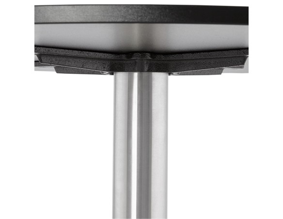 Table basse lounge HOUSTON noire - 90 cm