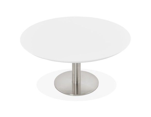Table basse lounge AGUA blanche - 90 cm