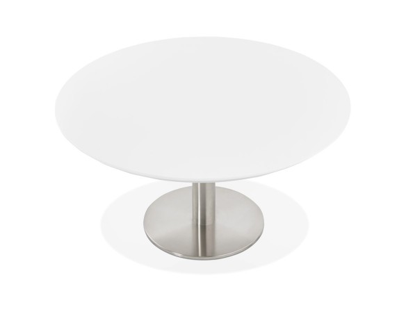 Table basse lounge AGUA blanche - 90 cm