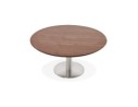 Table basse lounge AGUA en bois finition Noyer - 90 cm