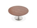 Table basse lounge AGUA en bois finition Noyer - 90 cm