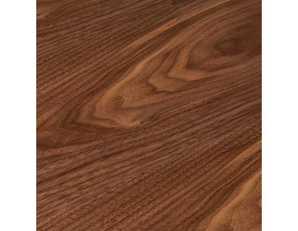 Table basse lounge AGUA en bois finition Noyer - 90 cm