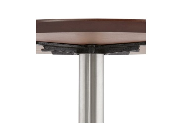 Table basse lounge AGUA en bois finition Noyer - 90 cm