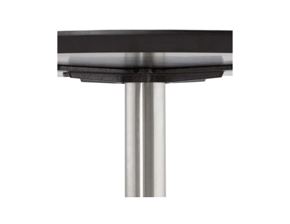 Table basse lounge AGUA noire - 90 cm