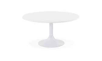 CT00610WH 5420072053516 Table basse lounge DETROY blanche - à̃ 90 cm