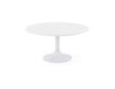 Table basse lounge DETROY blanche - 90 cm