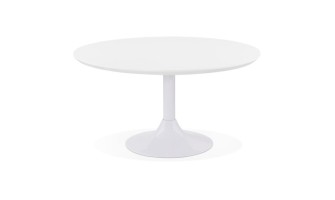 CT00620WH 5420072053530 Table basse lounge ESTRELLA blanche - à̃ 90 cm