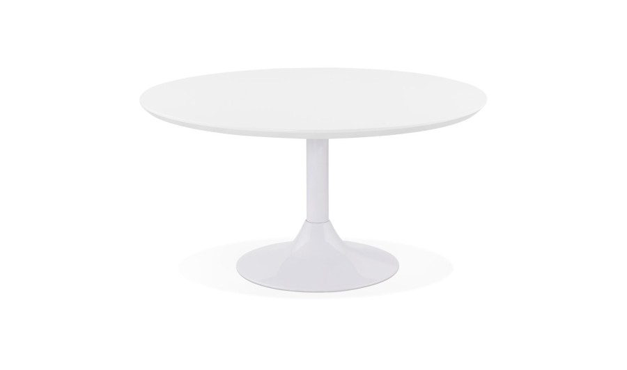 CT00620WH 5420072053530 Table basse lounge ESTRELLA blanche - à̃ 90 cm