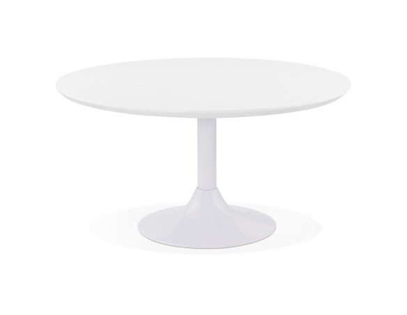 CT00620WH 5420072053530 Table basse lounge ESTRELLA blanche - à̃ 90 cm
