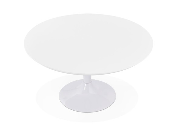 Table basse lounge ESTRELLA blanche - 90 cm