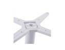Table basse lounge ESTRELLA blanche - 90 cm