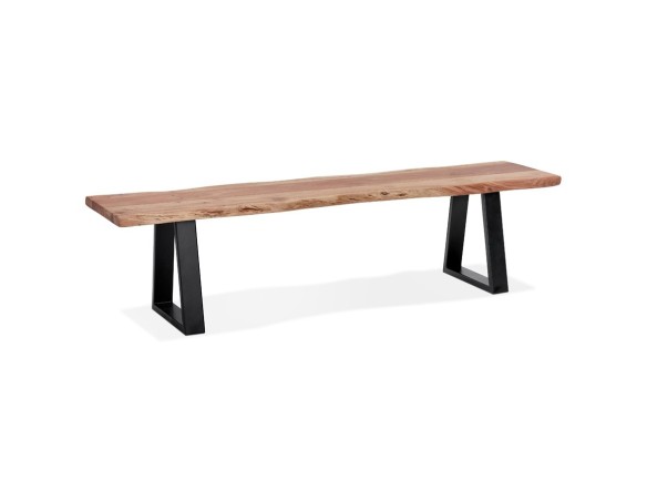 CH03480NABL 5420072091044 Banc style industriel RAFA BENCH en bois massif et métal - 180 cm