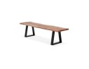 Banc style industriel RAFA BENCH en bois massif et métal - 180 cm
