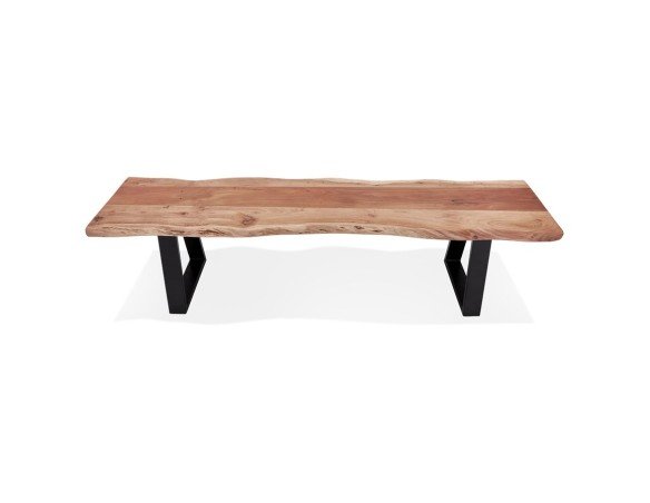 Banc style industriel RAFA BENCH en bois massif et métal - 180 cm