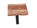 Banc style industriel RAFA BENCH en bois massif et métal - 180 cm