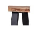 Banc style industriel RAFA BENCH en bois massif et métal - 180 cm