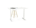 Tabouret de bar TATSU noir avec pieds en bois naturel