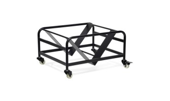 OA01190BL 5404028352939 Chariot TROLLY noir pour transport de chaises PILA