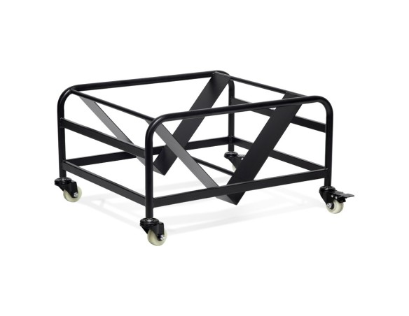 OA01190BL 5404028352939 Chariot TROLLY noir pour transport de chaises PILA