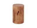 LS00890NA 5420072091129 Table dappoint / Tabouret tronc darbre STOLY en bois massif finition naturelle