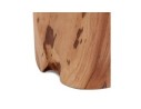 Table dappoint / Tabouret tronc darbre STOLY en bois massif finition naturelle