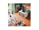 Table dappoint / Tabouret tronc darbre STOLY en bois massif finition naturelle