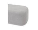 Banquette design SITO en tissu gris clair