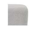 Banquette design SITO en tissu gris clair