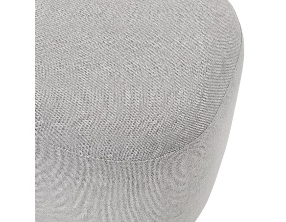 Banquette design SITO en tissu gris clair