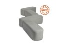 Banquette design SITO en tissu gris foncé