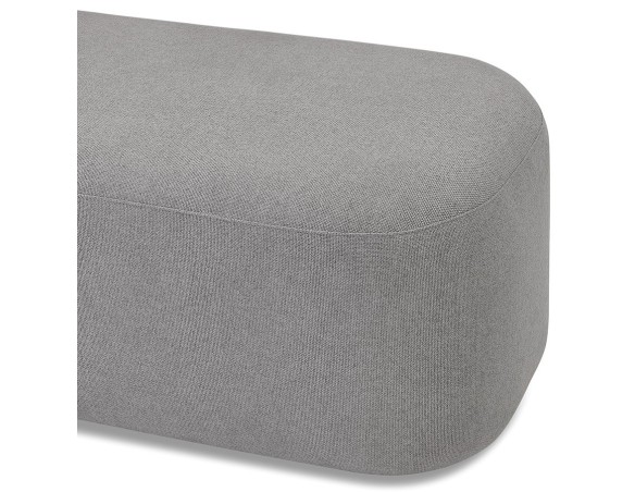 Banquette design SITO en tissu gris foncé