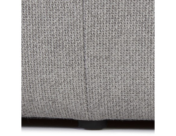 Banquette design SITO en tissu gris foncé