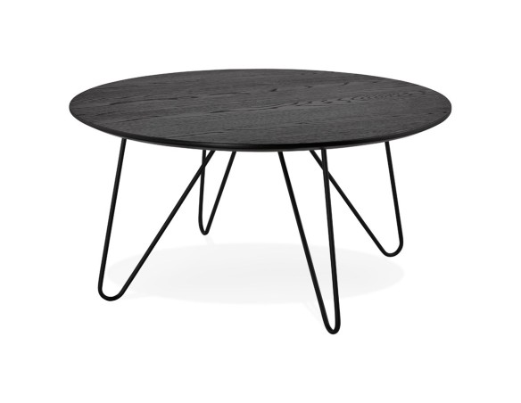 CT00480BL 5420072044972 Table basse design PLUTO noire style industriel