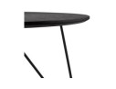 Table basse design PLUTO noire style industriel