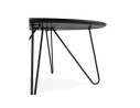 Table basse design PLUTO noire style industriel