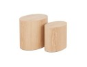 CT00830NA 5420072082462 Set de 2 tables dappoint SOKLE en bois finition naturelle
