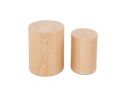 Set de 2 tables dappoint SOKLE en bois finition naturelle