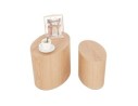 Set de 2 tables dappoint SOKLE en bois finition naturelle