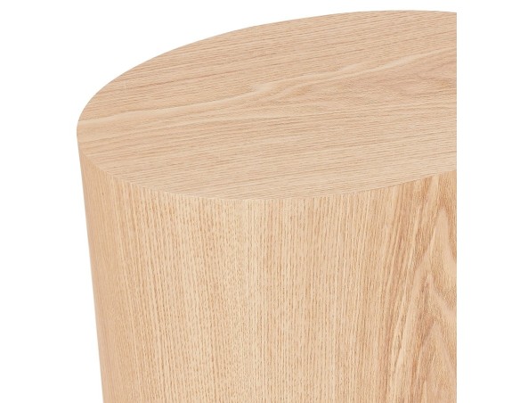 Set de 2 tables dappoint SOKLE en bois finition naturelle
