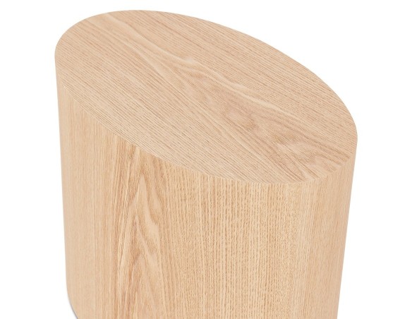 Set de 2 tables dappoint SOKLE en bois finition naturelle