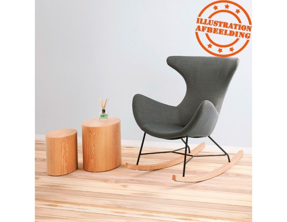 Set de 2 tables dappoint SOKLE en bois noir