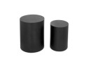 Set de 2 tables dappoint SOKLE en bois noir
