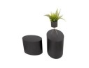 Set de 2 tables dappoint SOKLE en bois noir