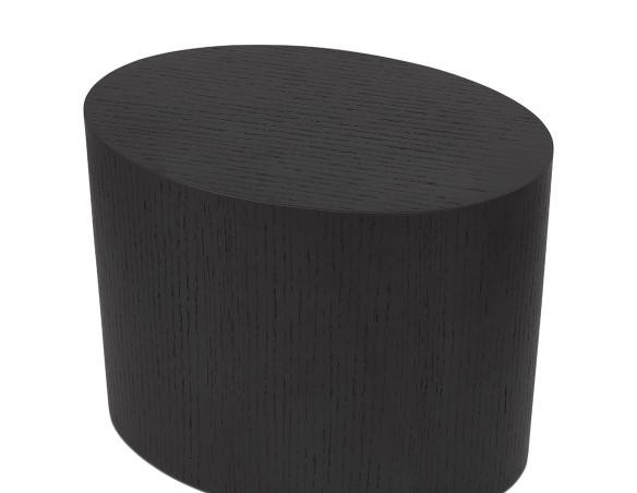 Set de 2 tables dappoint SOKLE en bois noir