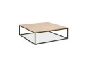 CT00920NABL 5420072086965 Grande table basse style industriel TRIBECA en bois finition naturelle et métal noir