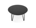 Grande table basse de salon ELYPSE en bois et métal noir
