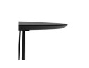 Grande table basse de salon ELYPSE en bois et métal noir