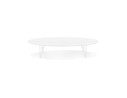 Grande table basse de salon ELYPSE en bois et métal blanc